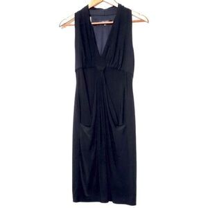 Nine West Womens Origami Black Sleeveless Dress Size 4